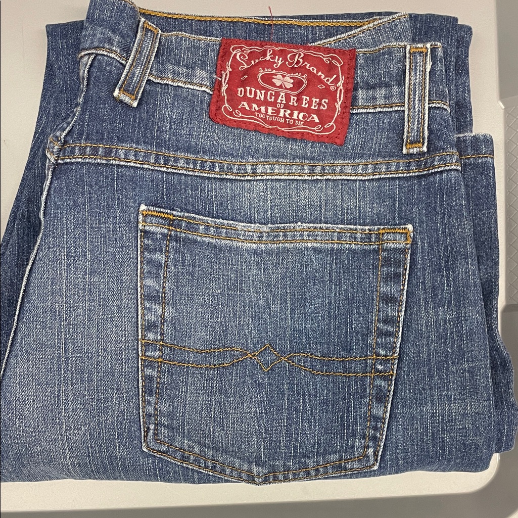 Lucky Brand Womens Relaxed Denim Jeans